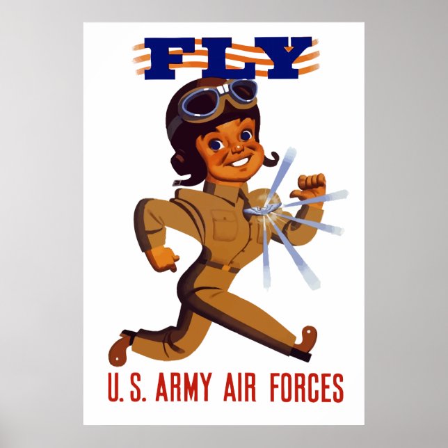 FLY - Army Luft Forces Poster (Framsidan)