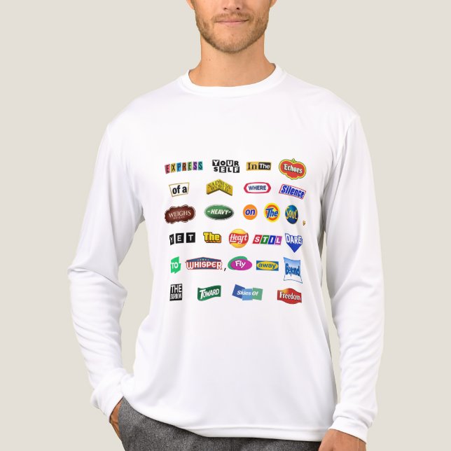 Fly Beyond Sorrow - Bella+Canvas Tri-blend Long Sl T Shirt (Framsida)