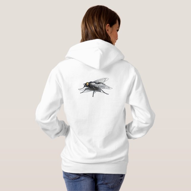 Fly Buddy damvit t-shirt bak (Hel baksida)