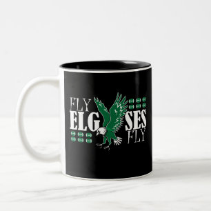 Fly Elgses Fly Funny stavningsobjekt Två-Tonad Mugg