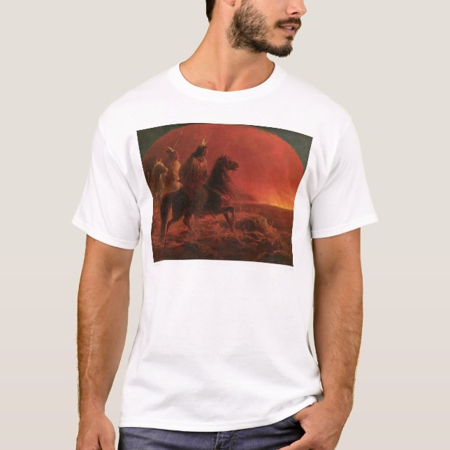 Fly en prärie avfyra (1868A) T-shirt (Framsida)