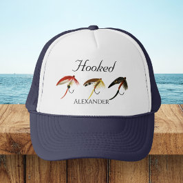 Fly Fish Sjö Trout flugor Fiskare FlyFishmen Hat Keps