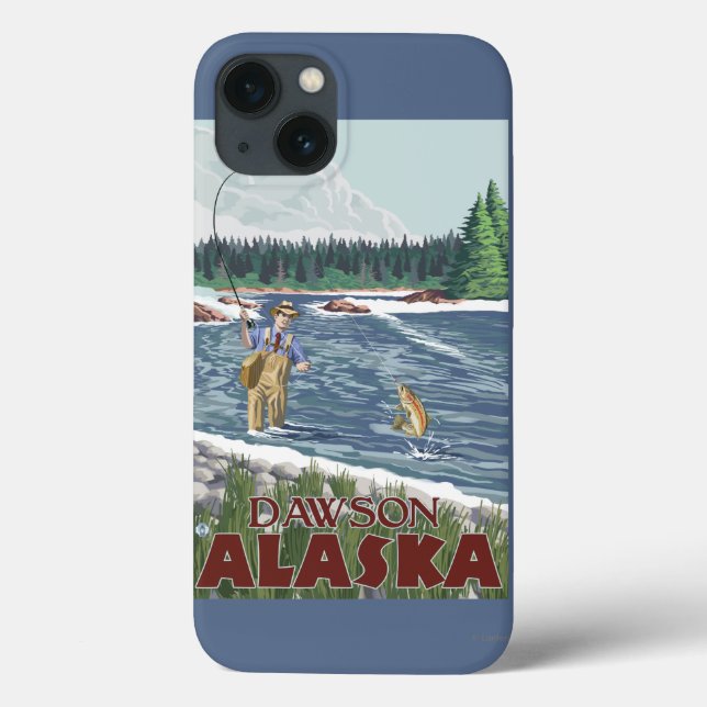 Fly Fisherman - Dawson, Alaska (Baksida)