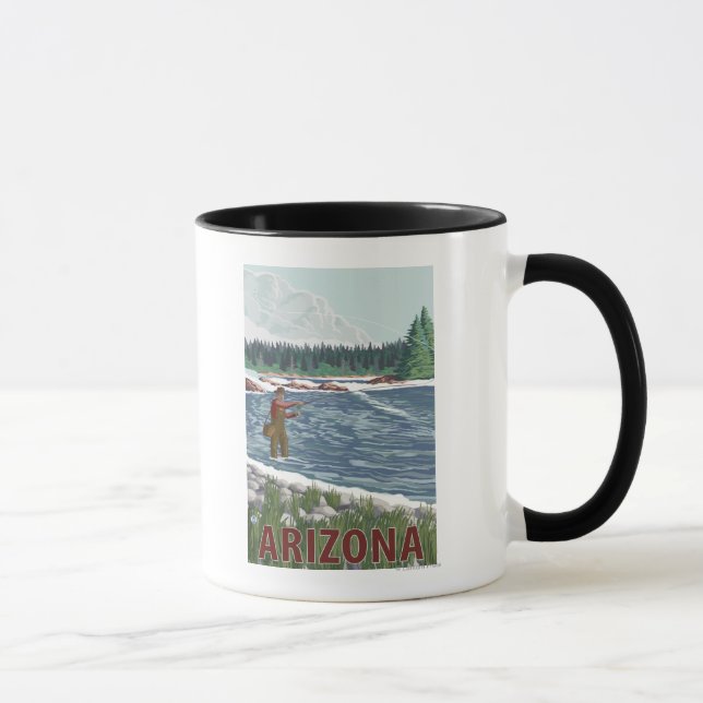 Fly FishermanArizona Mugg (Höger)