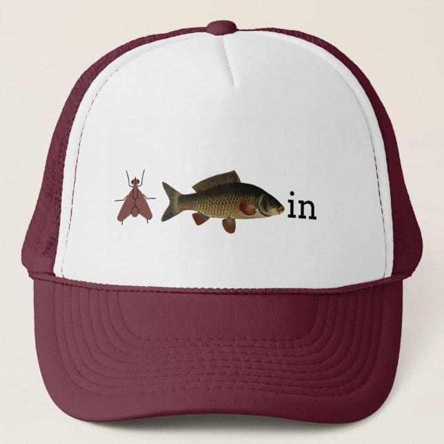Fly Fishin Trucker/Baseball Cap Keps (Framsida)