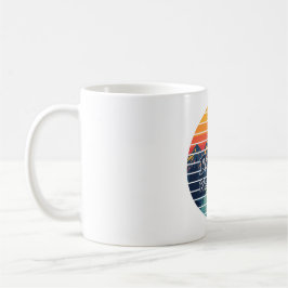 Fly Fishing Drift Boat River Therapy Retro Gift Kaffemugg