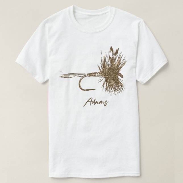 Fly Fishing Lure Adams Vintage T-Shirt (Design framsida)
