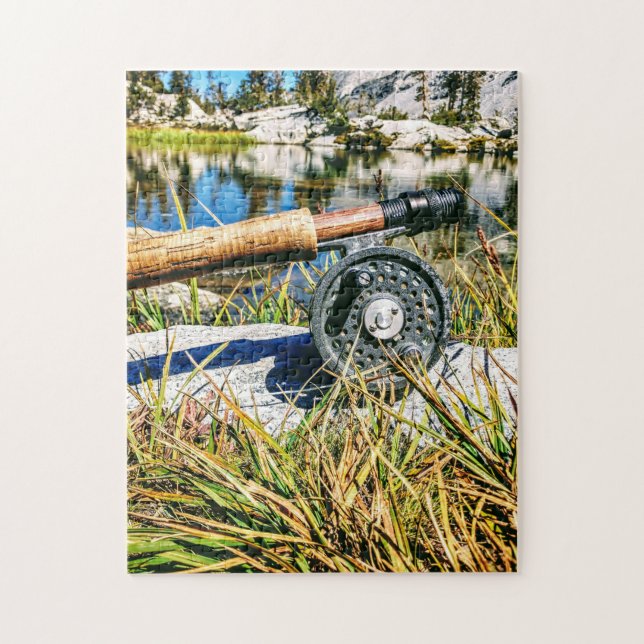 Fly Fishing the Sierra Mountains Pussel (Vertikal)