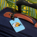 Fly Fishing Trout Sunset Silhouette Bagagebricka<br><div class="desc">Spot your bags easily at the airport or on your way to the lodge with these fly fishing luggage tags. The bold jumping trout and sunset graphic ensures your suitcase stands out, while the durable construction protects your contact information during travel. These artistic tags are the perfect travel accessory for...</div>