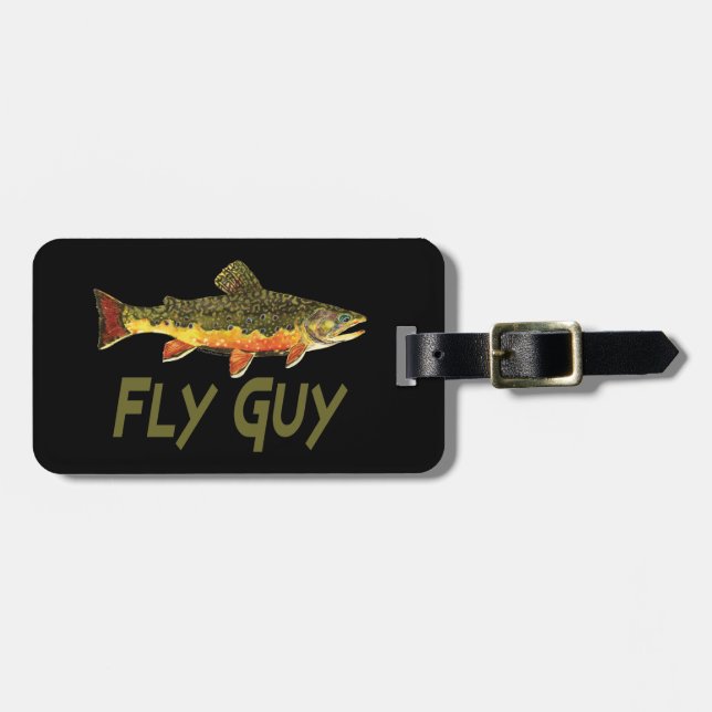 Fly Fishman Bagagebricka (Horisontell Framsida)