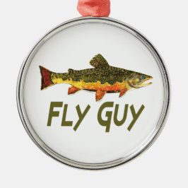 Fly Fishman Julgransprydnad Metall