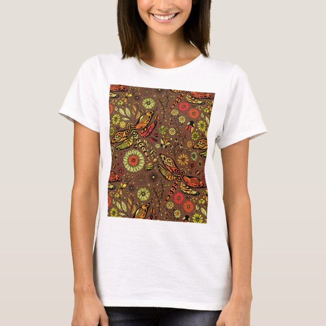 Fly, fly dragonfly T-Shirt (Framsida)