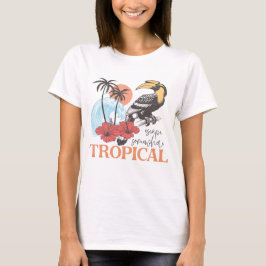 Fly från något tropiskt ställe t shirt