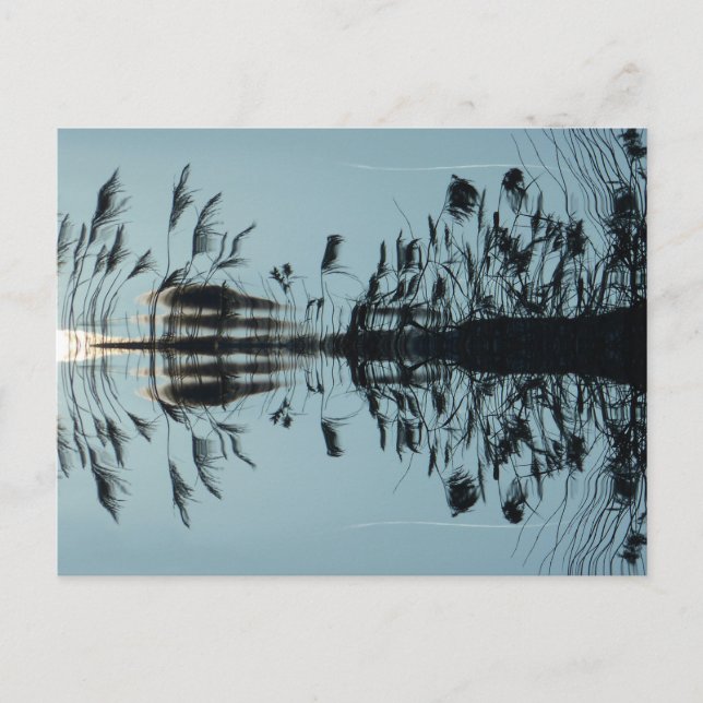"Fly free"Abstrakt Aqua Post Card Lighthouse Route Vykort (Framsida)