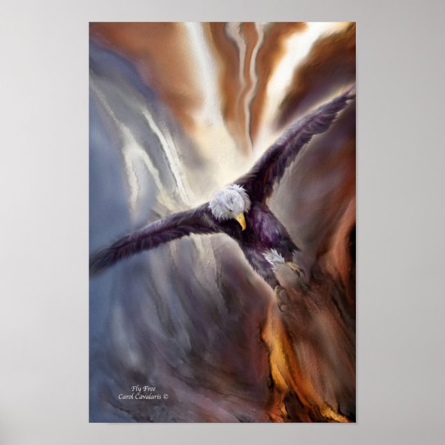 Fly Free Art Poster/skriv ut Poster (Framsidan)