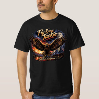 Fly Free Jackie Big Bear Eagle Mountain Art T Shirt