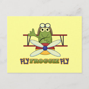 Fly Froggie Fly Tshirts och Gifts Vykort