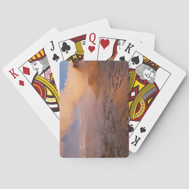 Fly Geyser i Black Rock Desert Spelkort (Baksidan)