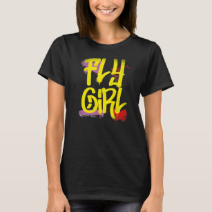 Fly Girl 80's 90's Rap B Girl Old school Hip hop T Shirt