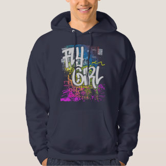 Fly Girl 80's 90's Rap Old school Hip hop Graffiti Hoodie