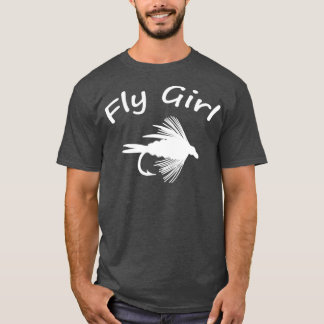 Fly Girl Flygfiske T T Shirt