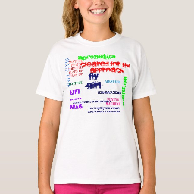FLY-GIRL SHIRT TEE (Framsida)