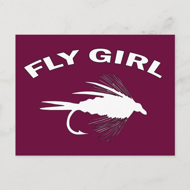FLY GIRL VYKORT (Framsida)