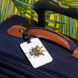 Fly God Superhero Fly Insect Character Bagagebricka<br><div class="desc">Spot your bags instantly with these Fly God luggage tags. Featuring a bold superhero insect character, these tags bring an urban streetwear graphic flair to your travel gear. The funny cartoon bug design is easy to recognize on any airport carousel, while the retro comic art style adds a unique touch...</div>