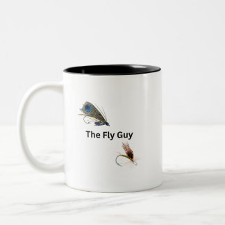 Fly Guy. Flygfiske, fiskare, sportmän Två-Tonad Mugg