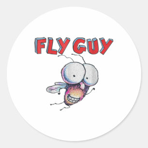 Fly Guy Kids Costume Tee Runt Klistermärke