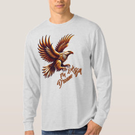 Fly High, Dream Big - inspirationerande Royal Eagl T Shirt