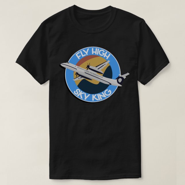 Fly High, Himlar Kung Essential T Shirt (Design framsida)