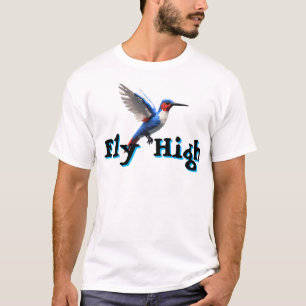 Fly High Humming Bird - T Shirt