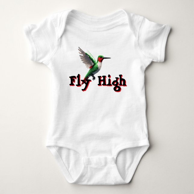 Fly High Hummingbird T Shirt (Framsida)