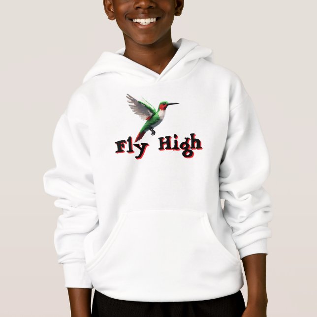 Fly High Hummingbird T Shirt (Framsida)