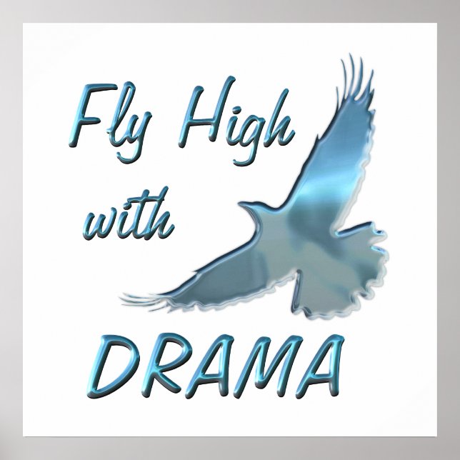 Fly High med Drama Poster (Framsidan)