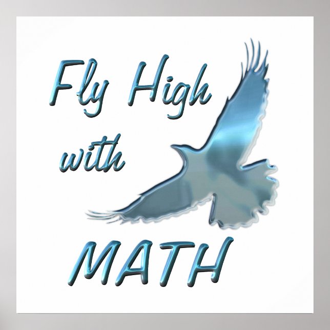 Fly High med Math Poster (Framsidan)
