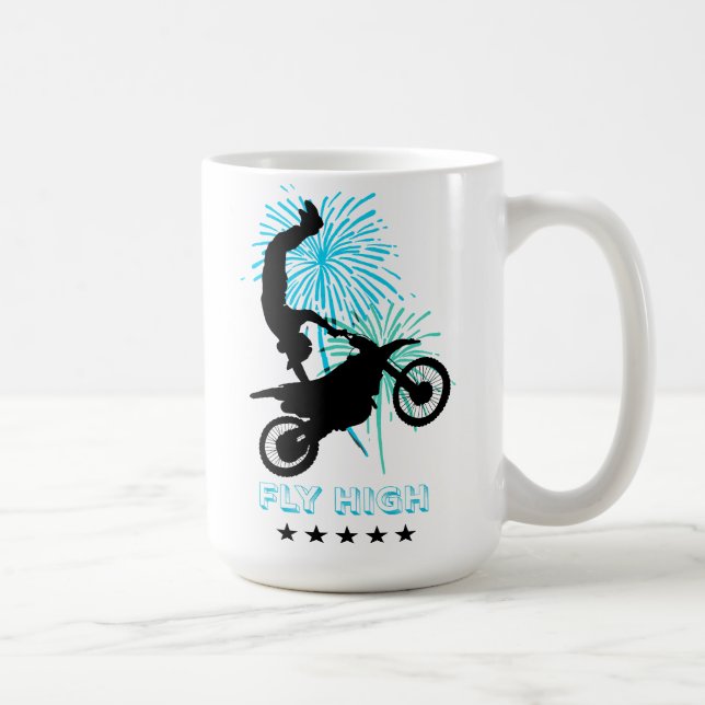 Fly High Motocross Kaffemugg (Höger)
