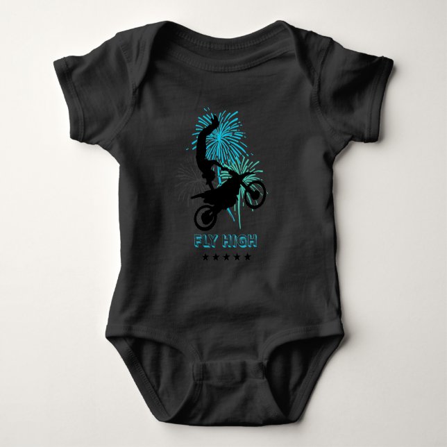 Fly High Motocross T Shirt (Framsida)