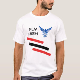 Fly High Unisex T-Shirt med fet grafik Eagle