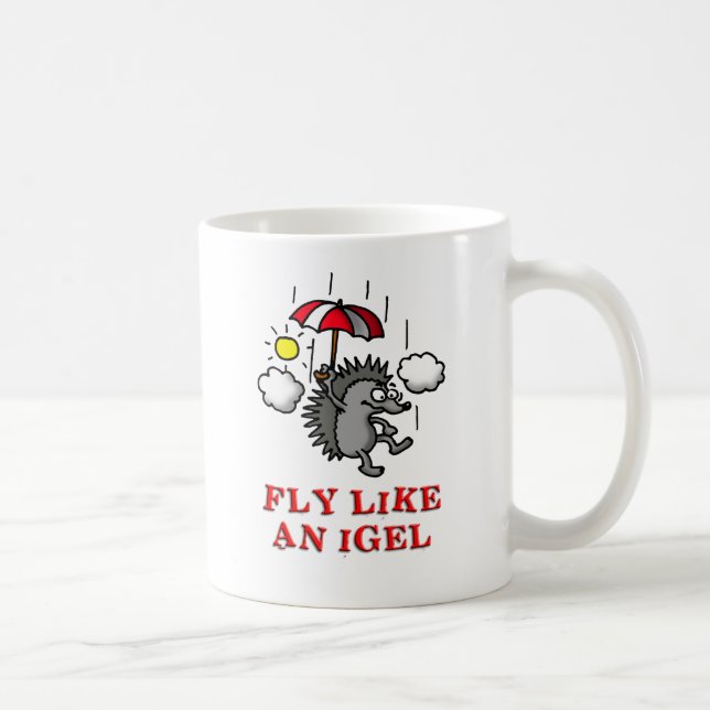 fly like an igel kaffemugg (Höger)
