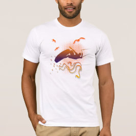 Fly like the birds, kitesurf shirt t
