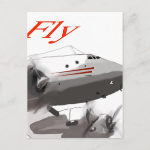 Fly Lockheed Constellation Vykort