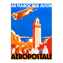 Fly Marocko Luft. Aeropostale