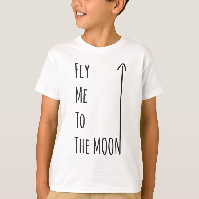 Fly Me to the Måne - the Gluten Free Nerd t-shirt (Framsida)