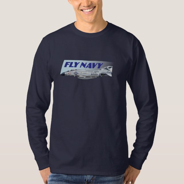 Fly Navy T-Shirt (Framsida)
