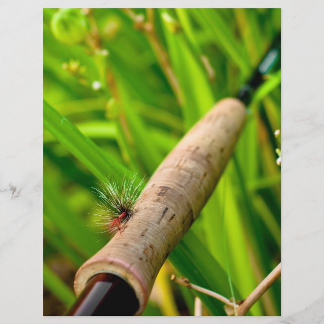 Fly Rod with Fly on Handle (Framsida)