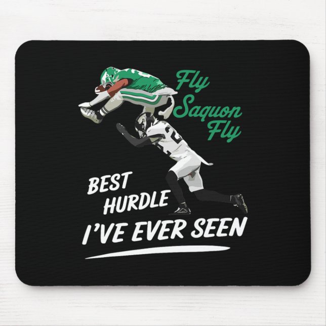 Fly Saquon Fly Best Hundle jag nånsin sett Eagles  Musmatta (Framsidan)