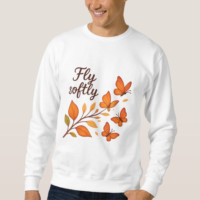 Fly Softly Manar's Sweatshirt (Framsida)