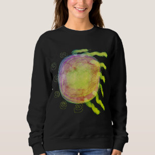 Fly Sol Original Abstrakt Art till Bära T Shirt